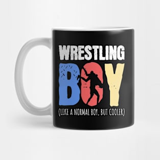 Wrestling Boy Mug